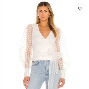 New with tags: Lovers and Friends Carmel Top in White Size Small